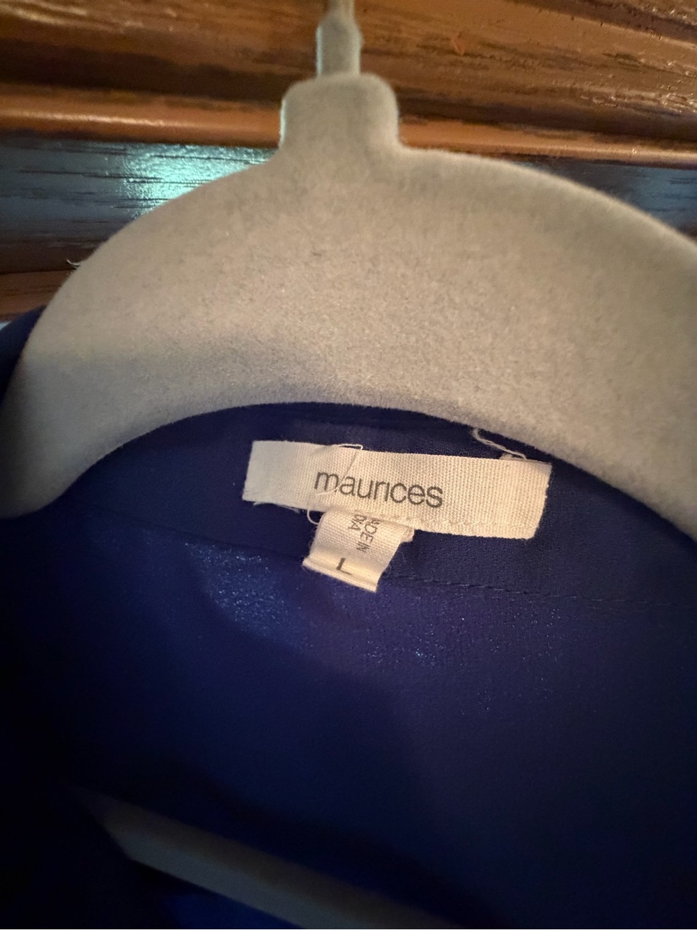 Maurices Royal Blue Blouse